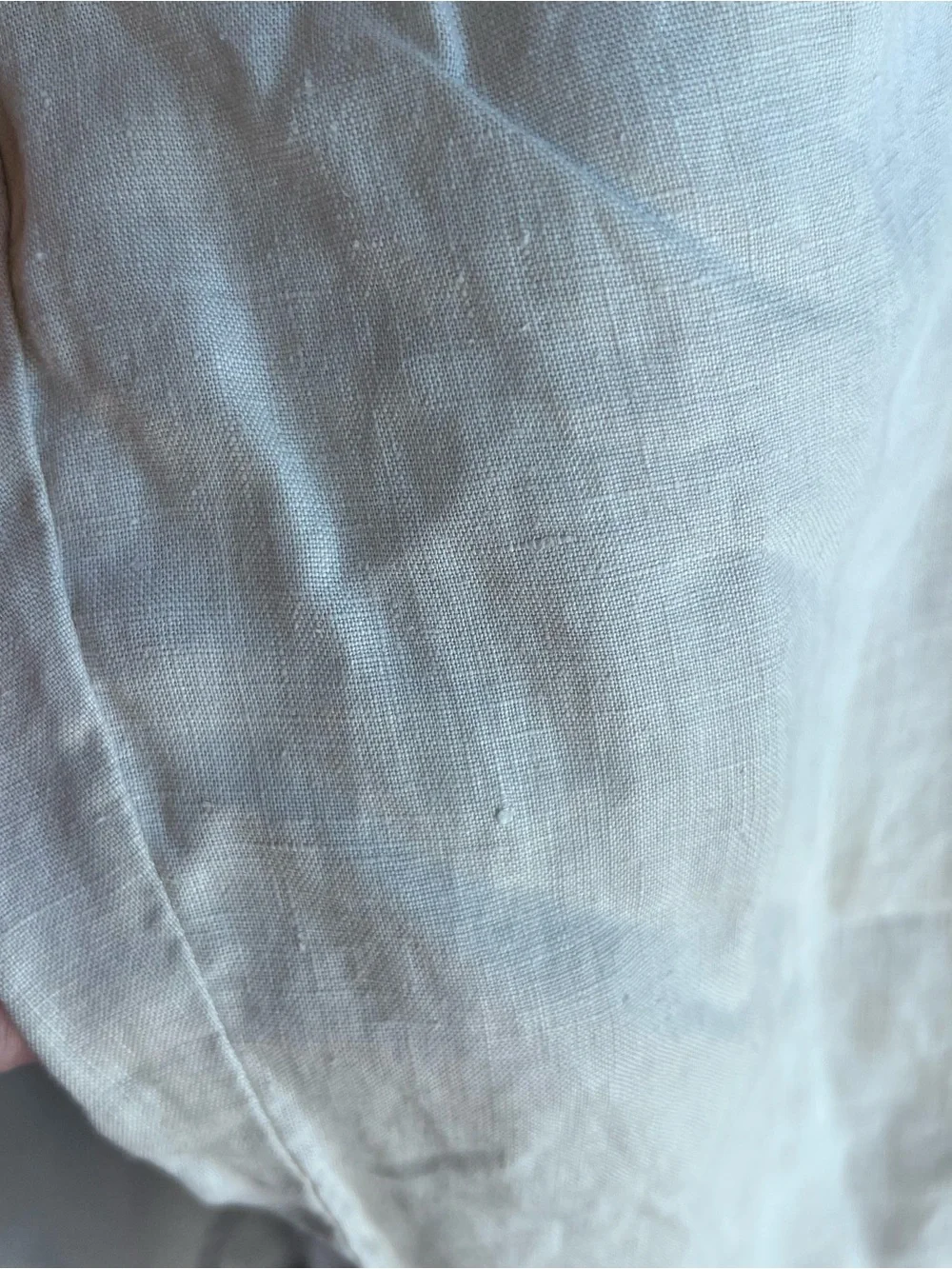 Elements by Arnold Zimberg Cream 100%  Linen Pants Size L Breathable Summer